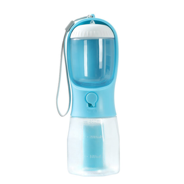 3 in 1 portable dog water bottle food container waste bag dispenser travel cup 3