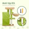 3inch yellow green speaker shaped double layer cat house hammock cat bed soft comfortable indoor pet furniture 7