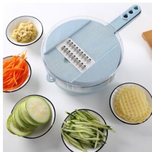 8in1 mandoline slicer strainer vegetable cutter kitchen accessories multi functional easy clean durable sharp safety 1