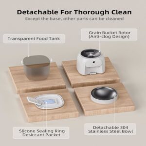 automatic cat feeder with camera smart pet feeding dispenser timer wifi app control dog food bowl portion tracker 3