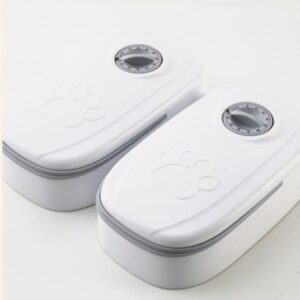 automatic smart pet feeder food dispenser cats dogs timed feeding portion app control 2