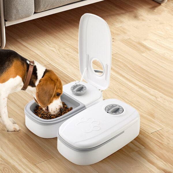automatic smart pet feeder food dispenser cats dogs timed feeding portion app control 4