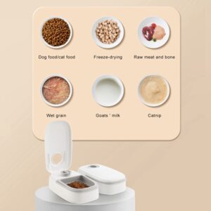 automatic smart pet feeder food dispenser cats dogs timed feeding portion app control 5