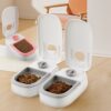 automatic smart pet feeder food dispenser cats dogs timed feeding portion app control 8