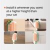 cat self grooming brush popsicle shaped corner massage comb scratcher wall mounted pet hair remover gentle cleaning tool 13