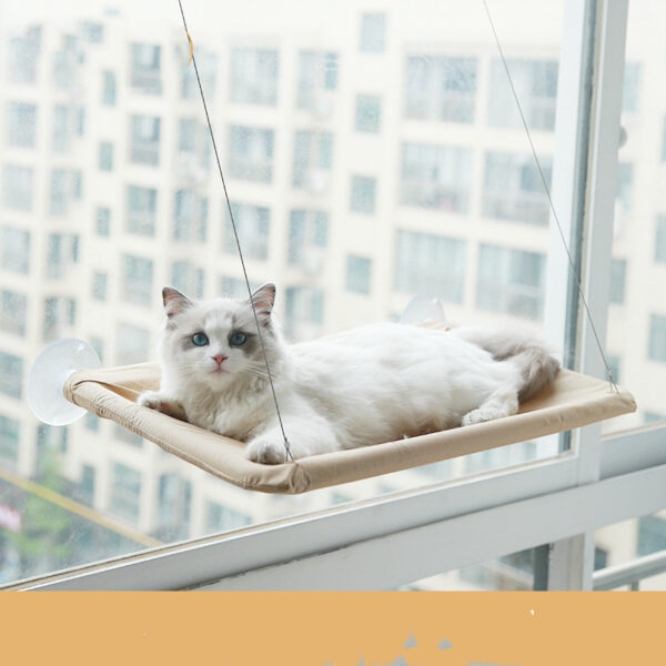 cat window bed with strong suction cups hanging sunny seat for indoor cats cozy space saving 9