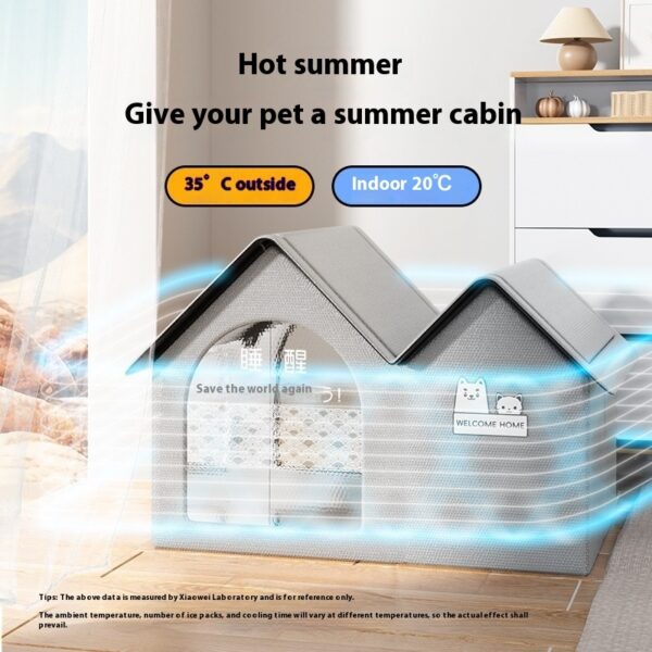 coolcat home summer ice mat air cooled house for cats stay cool comfortable 3