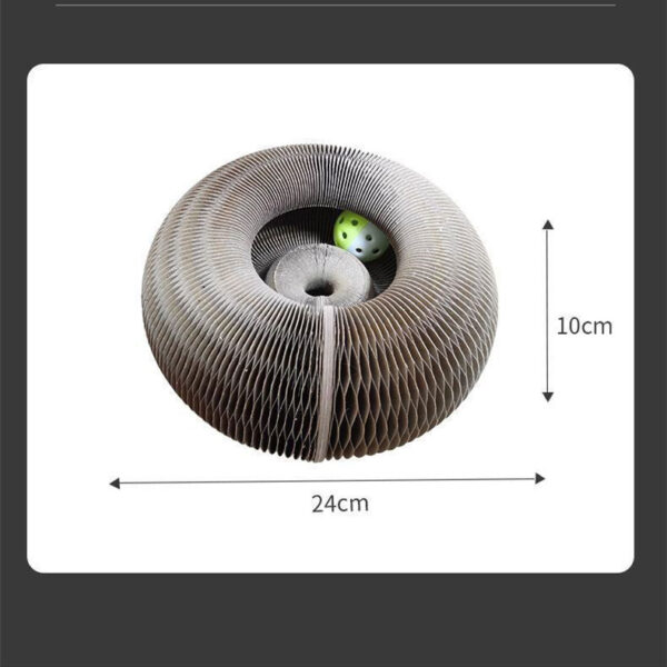 corrugated foldable cat paper nest scratch bed lightweight portable durable indoor pet furniture recyclable eco 4