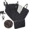dog car seat cover pet carrier back seat mat zipper travel waterproof durable easy clean anti slip protector 7