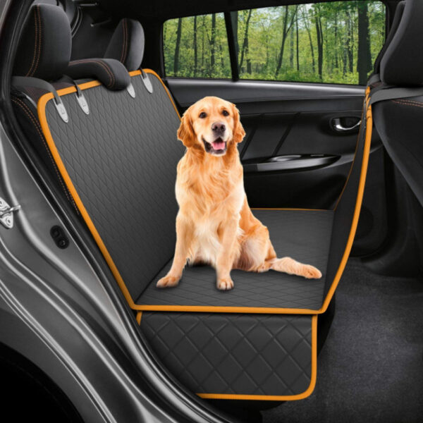 dog car seat cover pet carrier back seat mat zipper travel waterproof durable easy clean anti slip protector 9