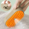 electric steam brush for cats dogs pet grooming cleaning detangle sanitize 3