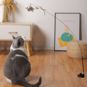 Funny Steel Wire Feather for Cats