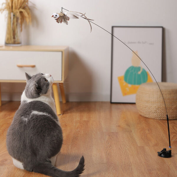 Funny Steel Wire Feather for Cats