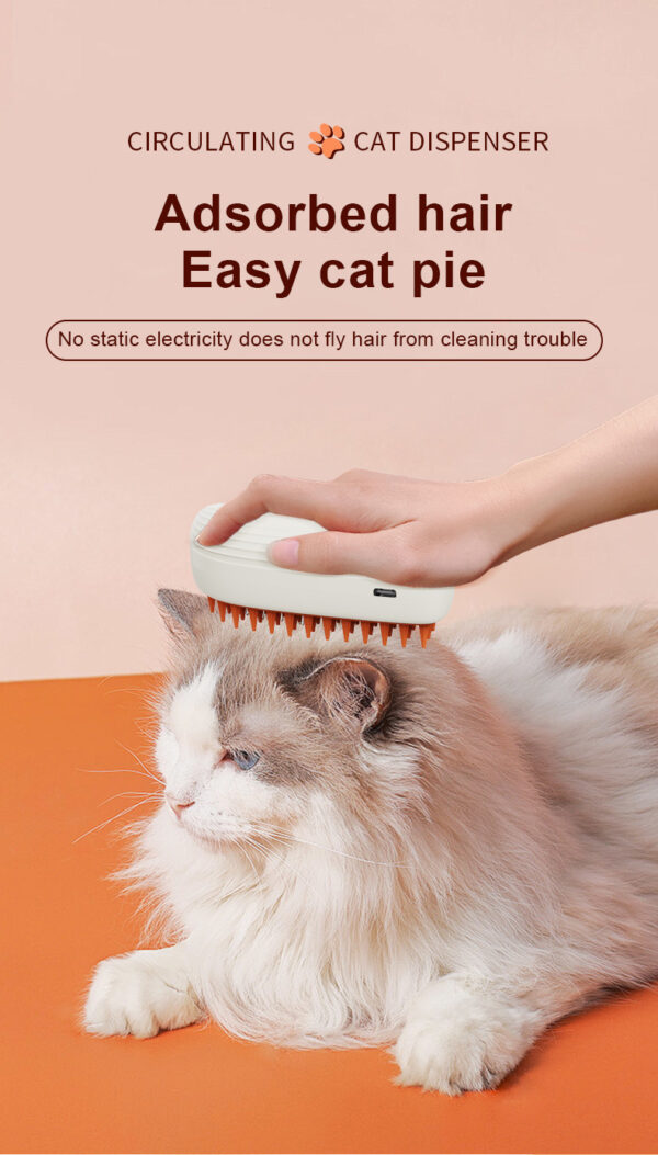 handheld pet spray comb grooming tool for dogs cats bathing shower nozzle water jet wash massage cleaning brush 4