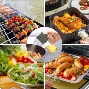 kitchen glass oil sprayer bottle olive vinegar cooking cooking tool portable easy clean durable 3