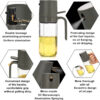 kitchen glass oil sprayer bottle olive vinegar cooking cooking tool portable easy clean durable 4