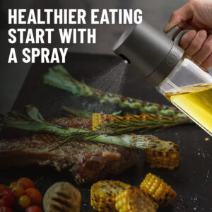 kitchen glass oil sprayer bottle olive vinegar cooking cooking tool portable easy clean durable 5