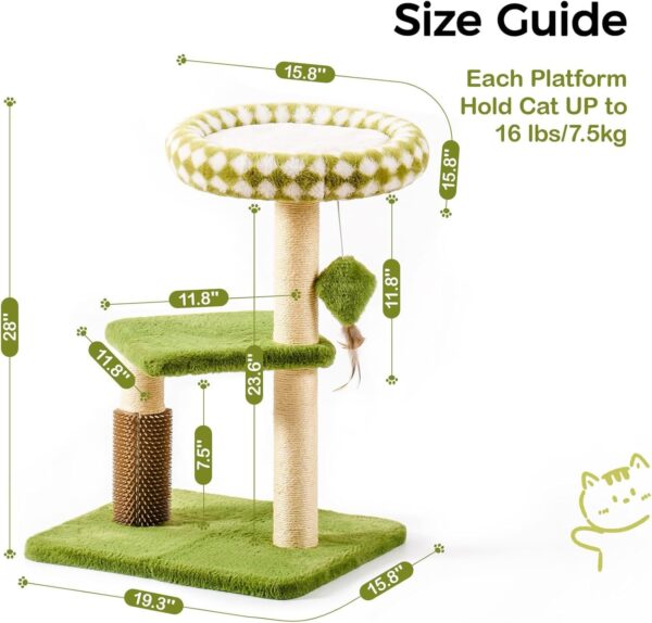 large cat tree tower multi level indoor furniture scratching posts removable perch toys playhouse condo climbing frame 4