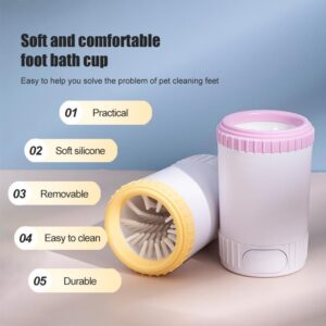 pawclean 20 semi automatic dog paw washer no electricity needed portable easy clean safe non slip outdoor 3