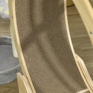 pawhut cat scratching board 4 pack reversible indoor scratcher cardboard pads pet furniture replacement brown durable toy 1