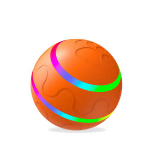 pet cat self rotating ball toy usb charging smart interactive auto moving light up wicked ball indoor play 1