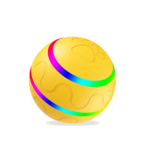 pet cat self rotating ball toy usb charging smart interactive auto moving light up wicked ball indoor play 6