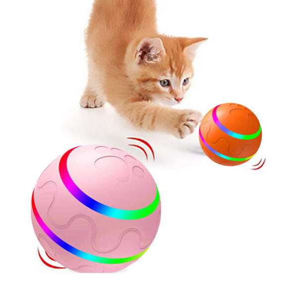 Pet New Cat Wicked Self Rotating Ball Toy USB Charging - Image 8