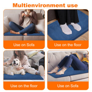 pet heating pad electric warming mat for dogs cats indoor waterproof adjustable temperature soft cover bed safe 1