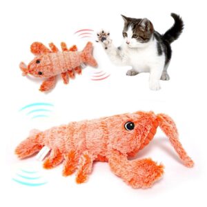 pet toys electric jumping shrimp usb charging