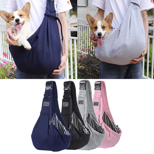 petgo sling carrier soft cotton travel bag small dogs cats portable lightweight comfortable easy clean 1