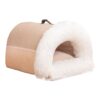 portable pet nest autumn winter warm soft cozy insulated indoor outdoor durable comfortable pet bed 2