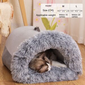 portable pet nest autumn winter warm soft cozy insulated indoor outdoor durable comfortable pet bed 4