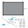 portable pet safety gate mesh fence guard dog cat baby indoor barrier foldable lightweight installation home protection 19