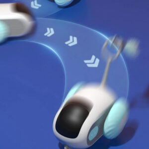 remote control interactive cat car toy usb charging smart auto moving light up pet play indoor fun 7