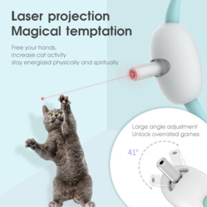 smart laser cat collar electric usb rechargeable interactive toy for cats 3