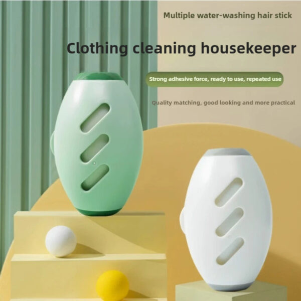 stickyclean reusable lint roller washable pet hair remover clothes travel portable easy clean soft fur brush 1
