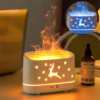 elk flame humidifier diffuser silent atmosphere lamp for cozy home christmas