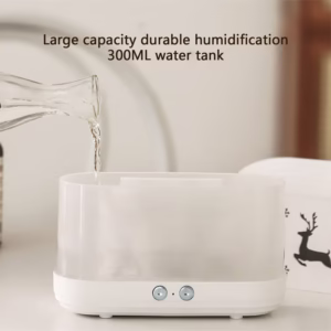 elk flame humidifier diffuser silent atmosphere lamp for cozy home christmas 178