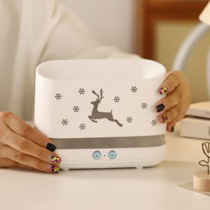 elk flame humidifier diffuser silent atmosphere lamp for cozy home christmas 1789
