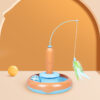featherspin 2 in 1 self play cat toy interactive chase toy automatic fun for indoor cats 4