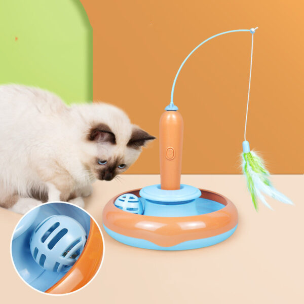 FeatherSpin – 2-in-1 Self-Play Cat Toy - Image 2