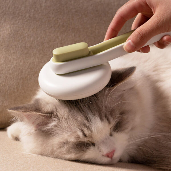 furease pro automatic massage hair remover brush self cleaning pet grooming tool cat dog brush 2