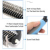 Grooming Brush For Pet Dog Cat Comb Fur Remover - Image 3