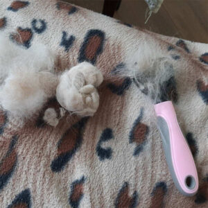 grooming brush for pet dog cat comb fur remover self cleaning pet brush easy hair removal fdgr