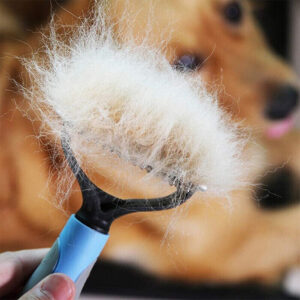 grooming brush for pet dog cat comb fur remover self cleaning pet brush easy hair removal gdf