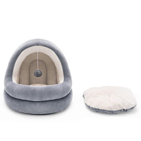 kittycomfort high quality cat house sofa mats soft washable pet bed cozy kitten cushion 4