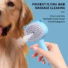 mistglow groomer rechargeable self cleaning pet brush 15