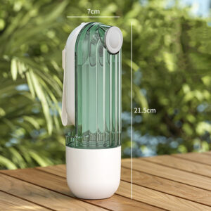 pawsip duo smart 2 in 1 water food bottle for pets portable pet bottle travel friendly fg