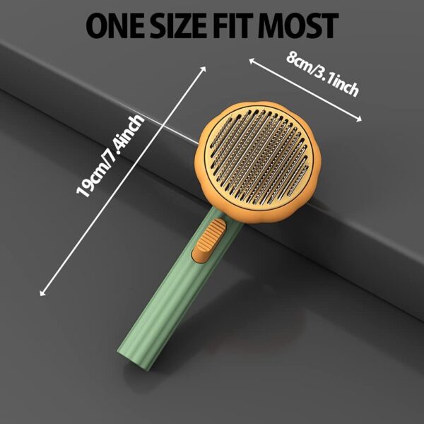 PumpkinPaws Brush – Self-Cleaning Grooming Brush for Pets - Image 2