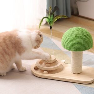 purrtower double sisal cat scratching post